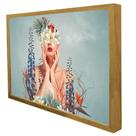 Quadro Decorativo Floral Florescer em Moldura Caixa