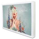 Quadro Decorativo Floral Florescer em Moldura Caixa
