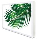Quadro Decorativo Floral Folha Palmada Verde em Moldura Caixa Quadro Decorativo Floral Folha Palmada Verde em Moldura Caixa