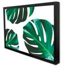 Quadro Decorativo Floral Folhagem Costela de Adão em Moldura Caixa Quadro Decorativo Floral Folhagem Costela de Adão em Moldura Caixa