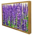 Quadro Decorativo Floral Lavanda em Moldura Caixa