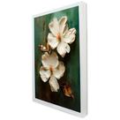 Quadro Decorativo Floral Luxo Petúnia em Moldura Caixa