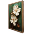 Quadro Decorativo Floral Luxo Petúnia em Moldura Caixa
