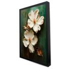 Quadro Decorativo Floral Luxo Petúnia em Moldura Caixa