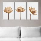 Quadro Decorativo Floral Rústico - Conjunto para Transformar Seu Quarto