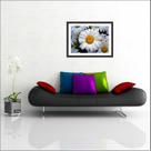 Quadro Decorativo Flores Branca Salas Decorações Com Moldura