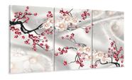 Quadro Decorativo Flores Cerejeira Estilo 3d