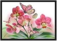 Quadro Decorativo Flores Paisagens Salas Decorações Com Moldura