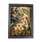 Quadro Decorativo Flores Secas Sempre Viva 21x30 Artesanal Quadro Decorativo Flores Secas Sempre Viva 21x30 Artesanal