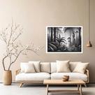 Quadro Decorativo Floresta PeB - 50x70cm Quadro Decorativo Floresta PeB - 50x70cm