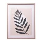 Quadro Decorativo Folha Botânica 40cm x 50cm x 2cm MDF