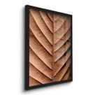 Quadro Decorativo Folha No Zoom 45x33 C/Vidro