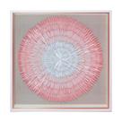 Quadro Decorativo Folhagens Rosa Suave Azul Alto Padrão
