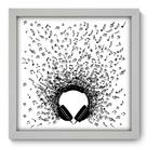 Quadro Decorativo - Fone de Ouvido - 33cm x 33cm - 042qdgb