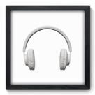Quadro Decorativo - Fone de Ouvido - 33cm x 33cm - 068qdgp