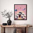 Quadro Decorativo Força União Planetas - 70x50cm Quadro Decorativo Força União Planetas - 70x50cm