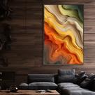 Quadro decorativo formas abstratas 3D