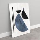 Quadro decorativo formas abstratas