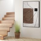 Quadro decorativo formas abstratas