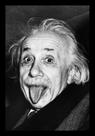 Quadro Decorativo Foto Albert Einstein 42x29cm