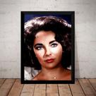 Quadro Decorativo Foto Elizabeth Taylor Moldura Quadro Decorativo Foto Elizabeth Taylor Moldura