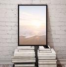 Quadro Decorativo Fotografia Branca E Bege Praia 45x34cm - com vidro Quadro Decorativo Fotografia Branca E Bege Praia 45x34cm - com vidro