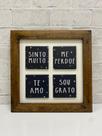 Quadro decorativo frase de ho oponopono