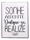 Quadro Decorativo Frases Motivacionais Emoldurado