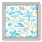 Quadro Decorativo - Fundo do Mar - 33cm x 33cm - 067qdkb