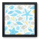 Quadro Decorativo - Fundo do Mar - 33cm x 33cm - 067qdkp Quadro Decorativo - Fundo do Mar - 33cm x 33cm - 067qdkp