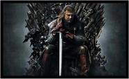 Quadro Decorativo Game Of Thrones Cinema Escritórios Quartos Salas Com Moldura RC003