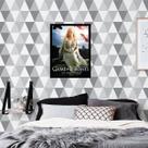 Quadro Decorativo Game of Thrones Daenerys Targaryen 45x34cm Quadro Decorativo Game of Thrones Daenerys Targaryen 45x34cm