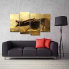 Quadro Decorativo Game Of Thrones Drogon Em Tecido 4 Peças 1