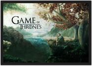 Quadro Decorativo Game of Thrones Séries Filmes Cinema Decorações Com Moldura G01