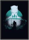 Quadro Decorativo Game of Thrones Séries Filmes Nerd Geek Decorações Com Moldura
