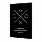 Quadro Decorativo Gamer Botões Playstation com Moldura Quadro Decorativo Gamer Botões Playstation com Moldura