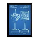 Quadro Decorativo Games Antigos Controles Atari 2600 42x29