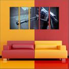 Quadro Decorativo Games Destiny Jogos Mosaico Com 5 Peças GG2