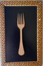 Quadro Decorativo Garfo 17x27cm Quadro Decorativo Garfo 17x27cm