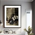 Quadro Decorativo Garoto Acordeon 60x48cm