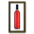 Quadro Decorativo - Garrafa de Vinho - 19cm x 34cm - 071qdcm
