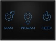 Quadro Decorativo Gênero Nerd Geek Decorações Com Moldura