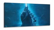 Quadro Decorativo Godzila D 5 em Tecido Canvas 130x60