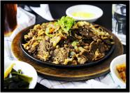 Quadro Decorativo Gourmet Prato Feito Carne Vegetais Restaurantes Com Moldura RC070