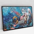 Quadro Decorativo Grafite Arte em tela Canvas