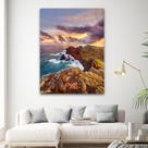 Quadro Decorativo Grande para Sala Quarto Praia Ondas 130x90