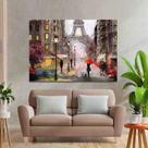 Quadro decorativo Grande sala Pintura Paris Arte 60x40 Quadro decorativo Grande sala Pintura Paris Arte 60x40