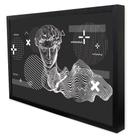 Quadro Decorativo Grego Geométrico Arte em Moldura Caixa Quadro Decorativo Grego Geométrico Arte em Moldura Caixa