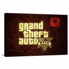 Quadro decorativo GTA 5 - Jogos - Tela em Tecido