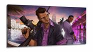 Quadro Decorativo GTA em Tecido Canvas 130x60